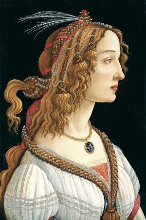 Portrait of a Young Woman 2 by Sandro Botticelli Oil Painting