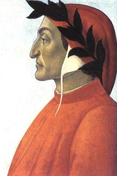 Main Product Photo of Portrait of Dante Painting by Sandro Botticelli