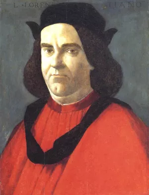 Portrait of Lorenzo di Ser Piero Lorenzi by Sandro Botticelli - Oil Painting Reproduction