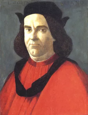 Portrait of Lorenzo di Ser Piero Lorenzi Oil painting by Sandro Botticelli