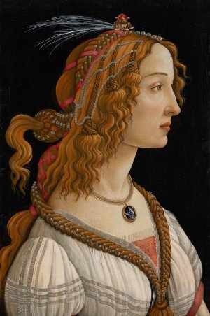 Portrait of Simonetta Vespucci as Nymph by Sandro Botticelli Oil Painting