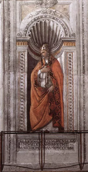 Sixtus II by Sandro Botticelli Oil Painting