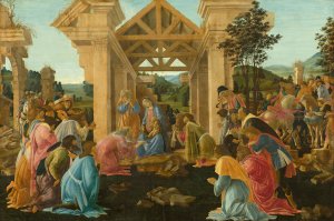 The Adoration Of The Magi by Sandro Botticelli Oil Painting
