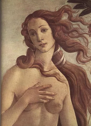 The Birth of Venus [detail] by Sandro Botticelli - Oil Painting Reproduction