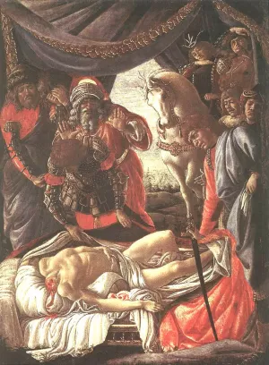 The Discovery of the Murder of Holofernes by Sandro Botticelli Oil Painting