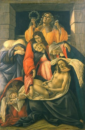 The Lamentation over the Dead Christ by Sandro Botticelli Oil Painting