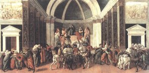 The Story of Virginia by Sandro Botticelli Oil Painting