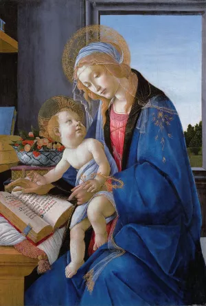 The Virgin and Child by Sandro Botticelli Oil Painting