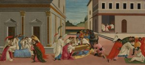 Three Miracles of Saint Zenobius by Sandro Botticelli Oil Painting