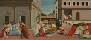Three Miracles of Saint Zenobius by Sandro Botticelli Oil Painting