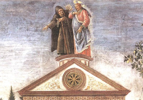 Main Product Photo of Three Temptations of Christ Detail 5 Cappella Sistina, Vatican Painting by Sandro Botticelli