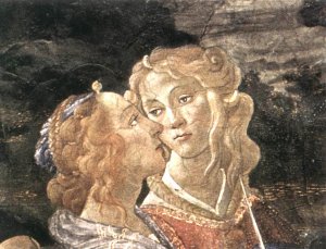 Three Temptations of Christ Detail 7 Cappella Sistina, Vatican by Sandro Botticelli Oil Painting