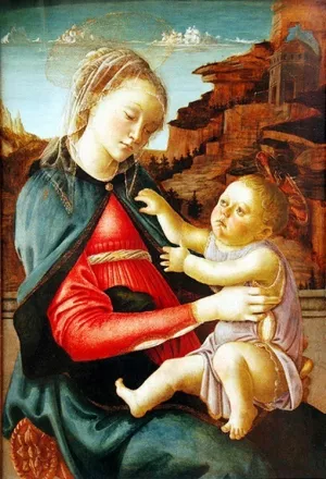 Virgin and Child by Sandro Botticelli - Oil Painting Reproduction