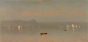 Haverstraw Bay by Sanford Robinson Gifford Oil Painting