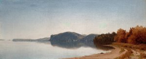 Hook Mountain, Near Nyack, on the Hudson by Sanford Robinson Gifford Oil Painting