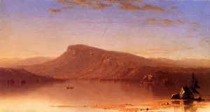 In the Wilderness, Twilight by Sanford Robinson Gifford Oil Painting