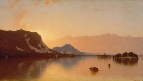 Isola Bella in Lago Maggiore  by Sanford Robinson Gifford - Hand-Painted Oil Painting Reproduction