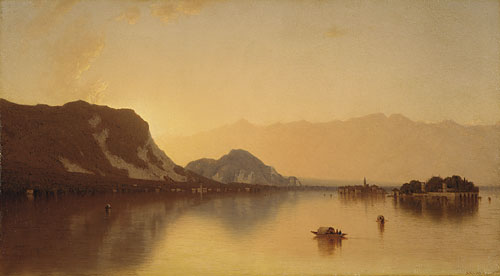 Main Product Photo of Isola Bella in Lago Maggiore Painting by Sanford Robinson Gifford
