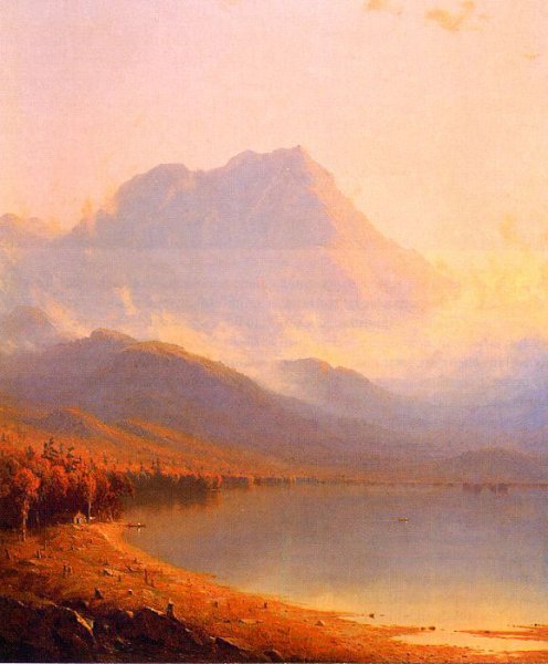 Morning in the Adirondacks by Sanford Robinson Gifford - Hand-Painted Oil Painting Reproduction