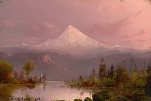 Mount Hood, Oregon by Sanford Robinson Gifford Oil Painting