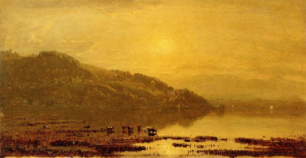 Mount Merino by Sanford Robinson Gifford - Hand-Painted Oil Painting Reproduction