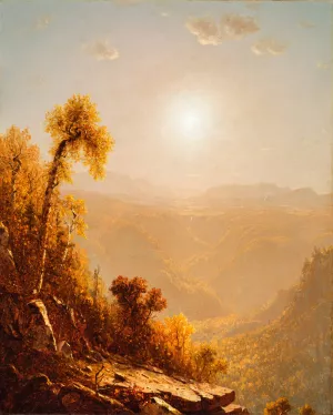 October in the Catskills by Sanford Robinson Gifford Oil Painting