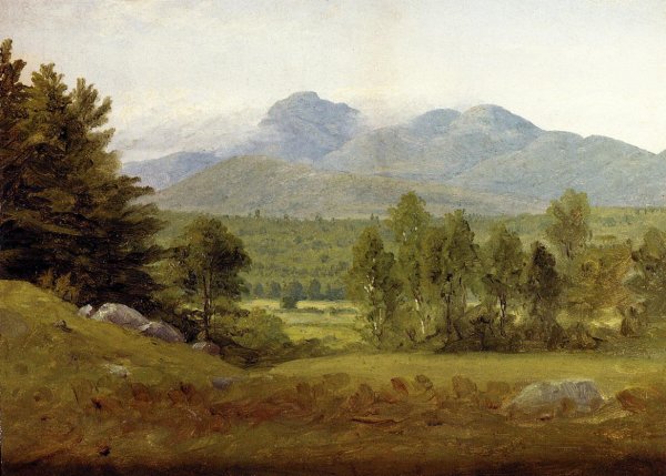 Main Product Photo of Sketch of Mount Chocorua, New Hampshire Painting by Sanford Robinson Gifford