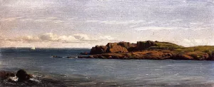 Study on the Massachusetts Coast by Sanford Robinson Gifford - Oil Painting Reproduction