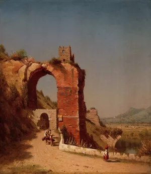 The Arch of Nero at Tivoli by Sanford Robinson Gifford Oil Painting