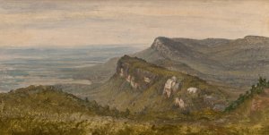 The Trapps, Shawangunk Mountains by Sanford Robinson Gifford Oil Painting