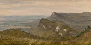 The Trapps, Shawangunk Mountains by Sanford Robinson Gifford Oil Painting