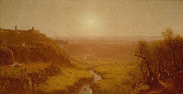 Tivoli  by Sanford Robinson Gifford - Hand-Painted Oil Painting Reproduction