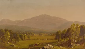 White Mountains, New Hampshire by Sanford Robinson Gifford Oil Painting