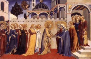Return of the Virgin Oil painting by Sano Di Pietro