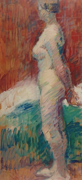 Model by Santeri Salokivi Oil Painting