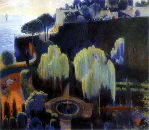 Jardin Pirata by Santiago Rusinol Prats Oil Painting