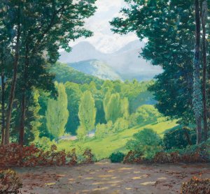 El Montseny by Santiago Rusinol Oil Painting