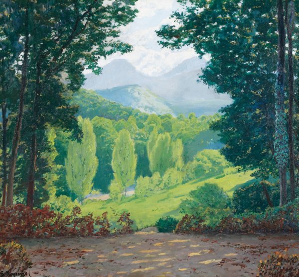 El Montseny  by Santiago Rusinol - Hand-Painted Oil Painting Reproduction