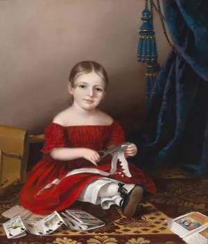 Mary Leypold Griffith by Sarah Miriam Peale Oil Painting