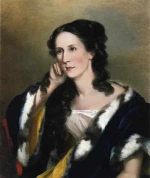Mrs. Charles Ridgely Carroll Rebecca Ann Pue by Sarah Miriam Peale - Oil Painting Reproduction