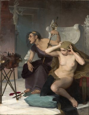 The Bacidae by Sarah Paxton Ball Dodson Oil Painting