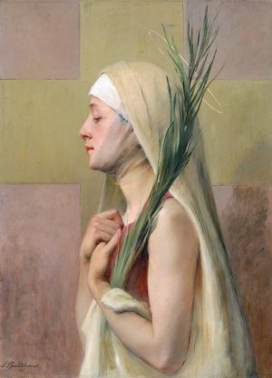 Une Martyre by Sarah Paxton Ball Dodson Oil Painting