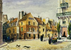 La rue de Chaillot et l'avenue Josephine by Sarah Sophia Beale Oil Painting