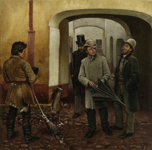 Homecoming by Sariusz Henryk Bielski Oil Painting