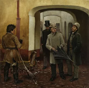 Homecoming by Sariusz Henryk Bielski Oil Painting