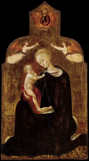 Madonna of Humility painting by Sassetta