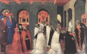 Miracle of the Eucharist by Sassetta Oil Painting