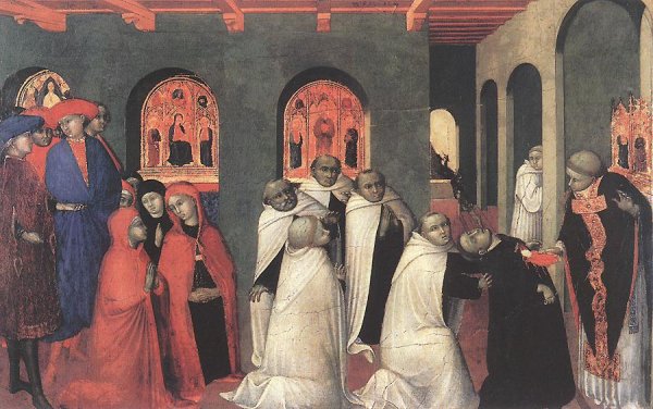 Main Product Photo of Miracle of the Eucharist Painting by Sassetta