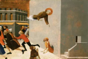 The Blessed Ranieri Frees the Poor from a Prison in Florence Oil painting by Sassetta