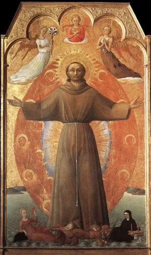 The Ecstasy of St Francis by Sassetta - Oil Painting Reproduction
